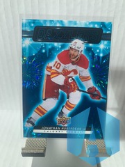 2023-24 Upper Deck Series 1 Dazzlers Blue Jonathan Huberde #DZ-43 Calgary Flames